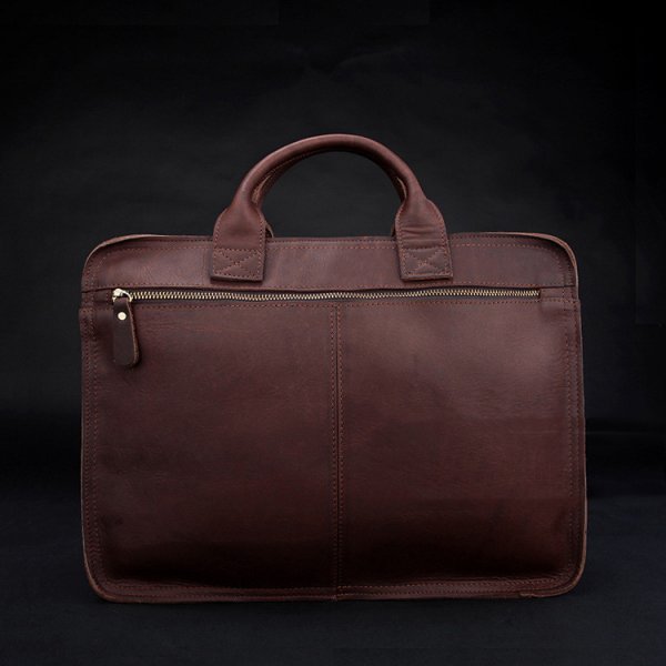 Fashion Genuine Leather Men's Briefcase